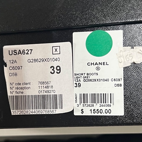 Chanel booties size 39:USA 9 - Picture 2 of 6